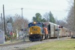 CSX on CN at Holly